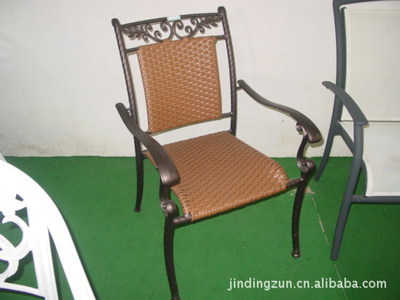 【廠家直銷(xiāo)供應(yīng)仿藤椅批發(fā)零售鋁合金戶外桌椅】?jī)r(jià)格,廠家,圖片,椅子、凳、榻,香河縣金鼎尊休閑家具廠-
